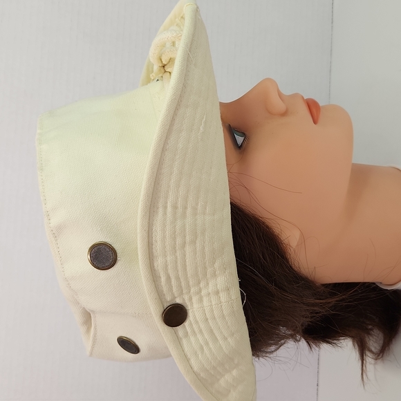 Misty Mountain Bosun White Canvas Outdoors Unisex Hat (XL) - Picture 2 of 14